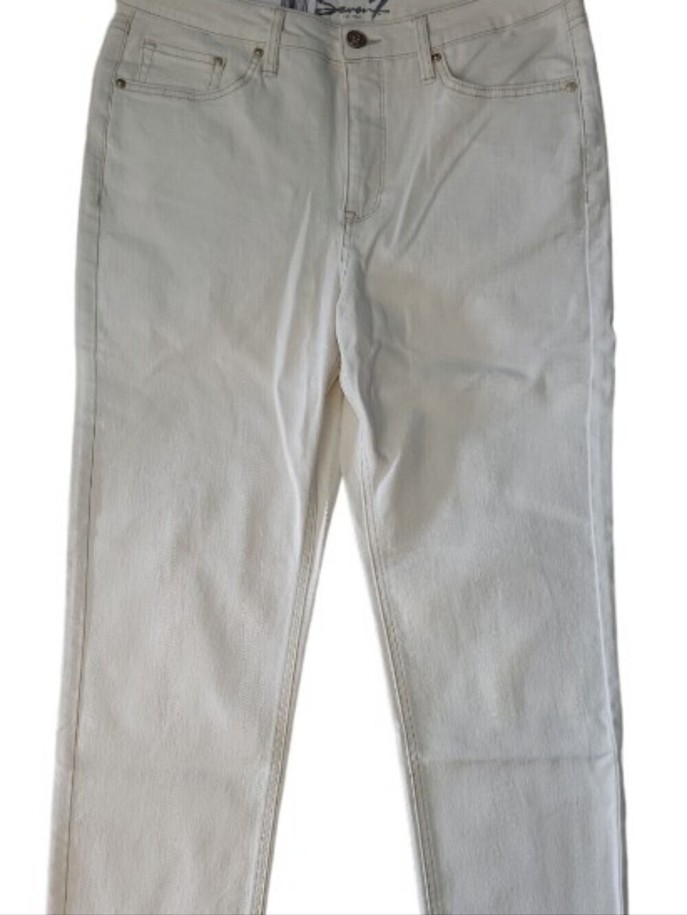 × Seven7 Women’s Skinny Jeans in White — Clean Summer Staple